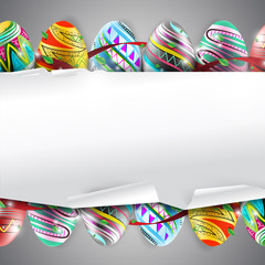 Fototapeta premium Easter eggs background
