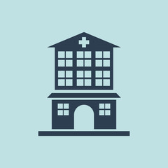 Icon of Hospital Building. EPS-10.