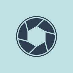 Icon of Camera Shutter. EPS-10.