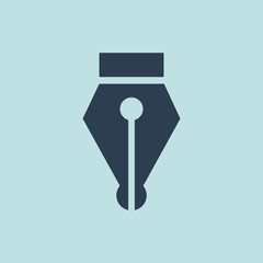 Icon of Pen Or write. EPS-10.