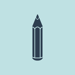 Icon of Pencil. EPS-10.
