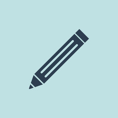 Icon of Pencil. EPS-10.