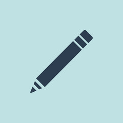 Icon of Pencil. EPS-10.