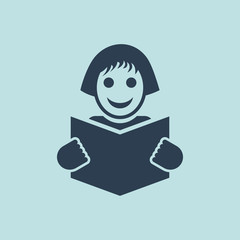 Icon of Student. EPS-10.