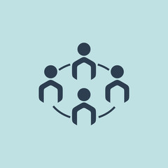 Icon of Team. EPS-10.