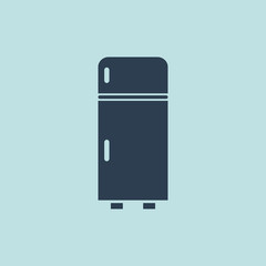 Icon of Refrigerator. EPS-10.