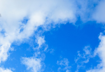 Obraz premium blue sky and clouds