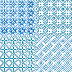 Fototapeta premium Seamless patterns