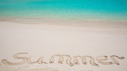 Maldives, inscription letters