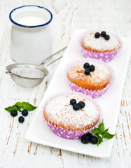 muffins with blueberry