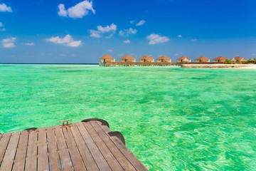 Maldives, bungalows