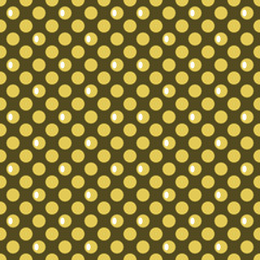 Abstract seamless pattern of colored circles