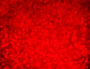 Abstract red bokeh light background