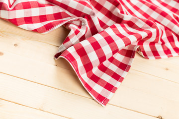 checkered tablecloth