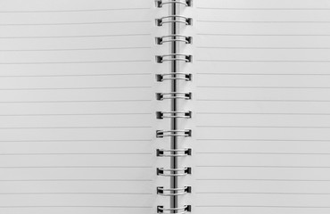 Open notebook  background