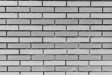 White brick wall  background
