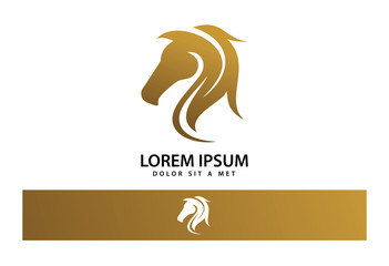 Horse Head Logo Vector