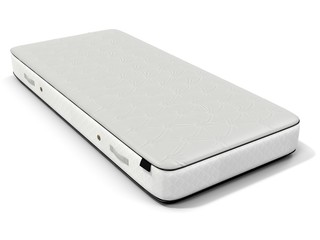 3d detailed white mattress