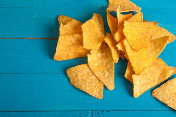 corn chips on the table