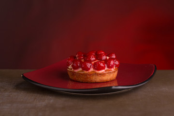 Tarte aux framboises