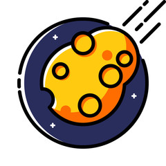 Obraz premium Asteroid