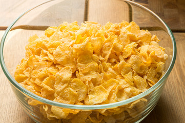 cornflakes in a bowl