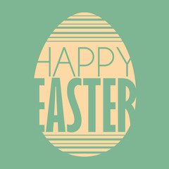 happy easter eg, postcard