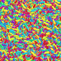 Fototapeta premium Vector modern colorful isometric arrows background.