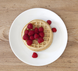 Raspberry Waffles
