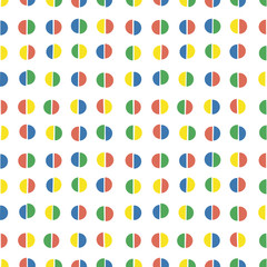 Random semicircles background.Seamless pattern. Vector.
ランダム半円のパターン