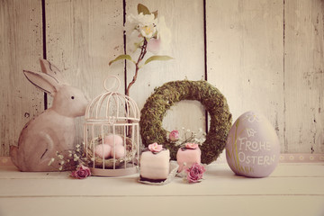 Grußkarte - Ostern - Osterdekoration - Petit fours