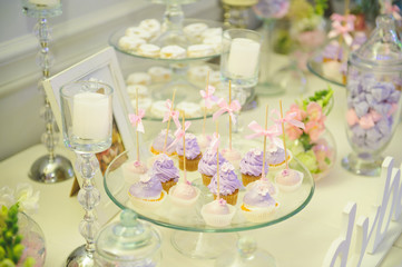 Cupcakes on Sticks with Bow