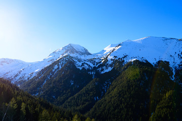 Fototapeta premium snow-capped mountains