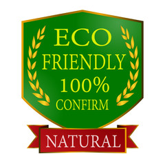 Eco products natural green organic
