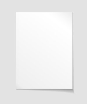 Empty sheet of paper template