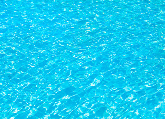 swimming pool with sunny reflections