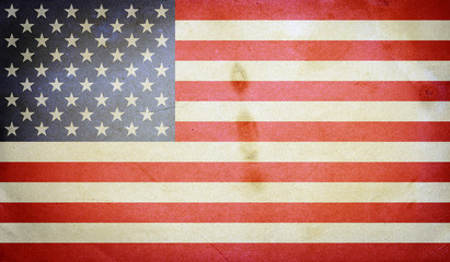 Grunge USA Flag