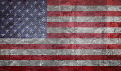 Fototapeta premium Grunge USA Flag