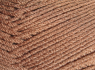 Close up of strands of yarn
