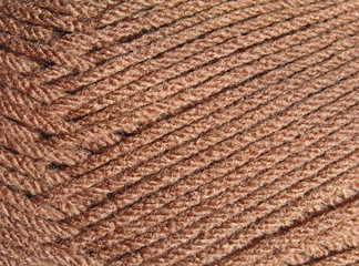 Close up of strands of yarn
