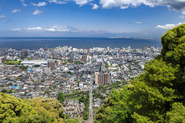 別府市内の眺め