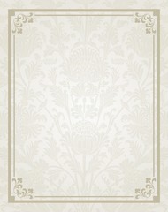 traditional wedding card design, paisley floral pattern , royal India