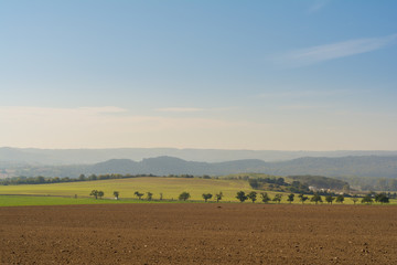 Blick nach Thale im Harz, Sachsen-Anhalt in Deutschland