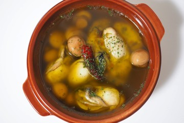 牡蠣のアヒージョ