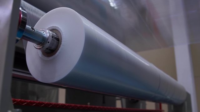 The Modern Automated Production Line. Polycarbonate Production.  