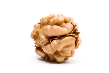 walnut isolated on a white background
