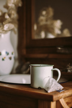 Old Tea Cup in a Traditional House