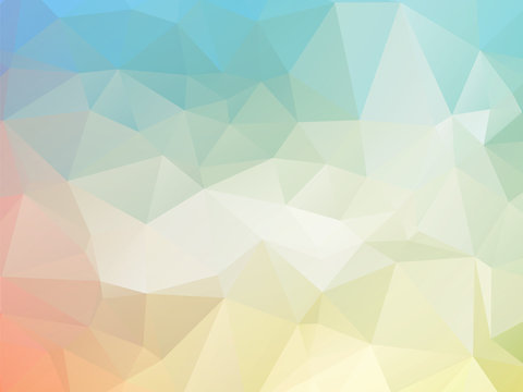 low poly pastel background