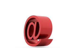 E-mail icons on White Background.