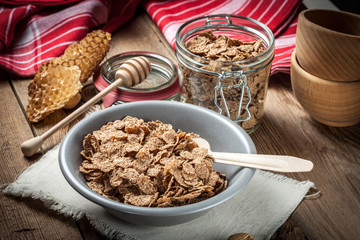 Bowl of cereals.